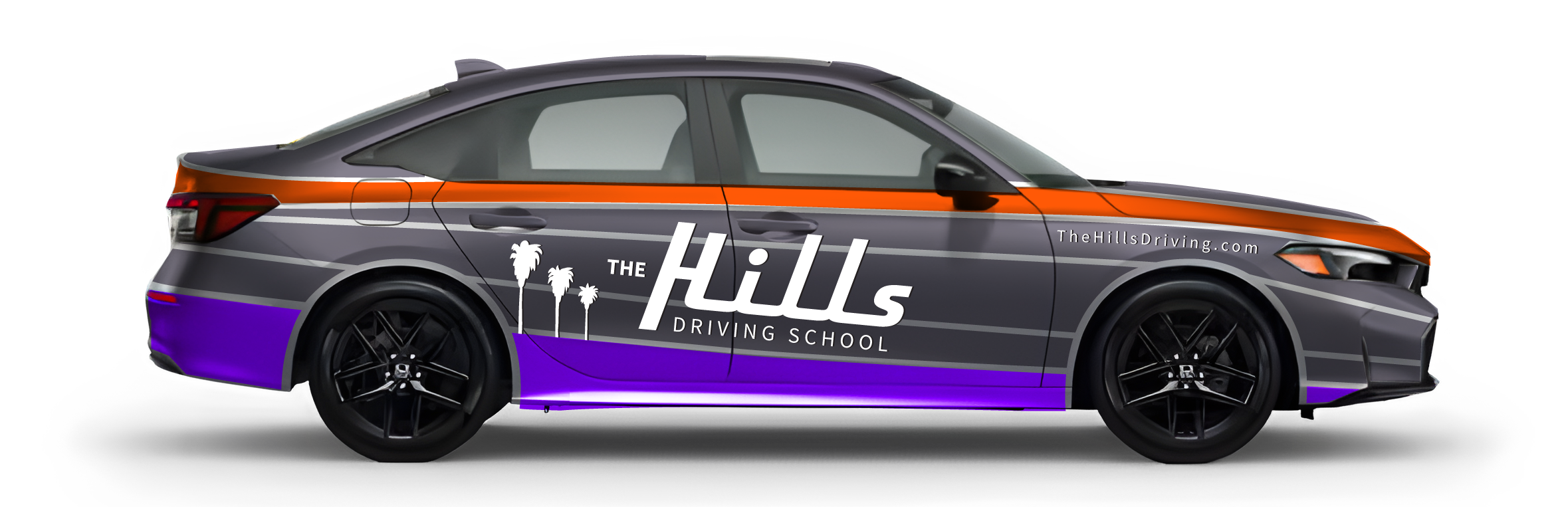 The Hills Driving School fleet — Tesla and Honda CR-V Los Angeles